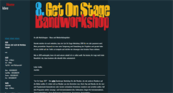 Desktop Screenshot of getonstage.eu