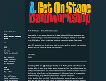 Tablet Screenshot of getonstage.eu